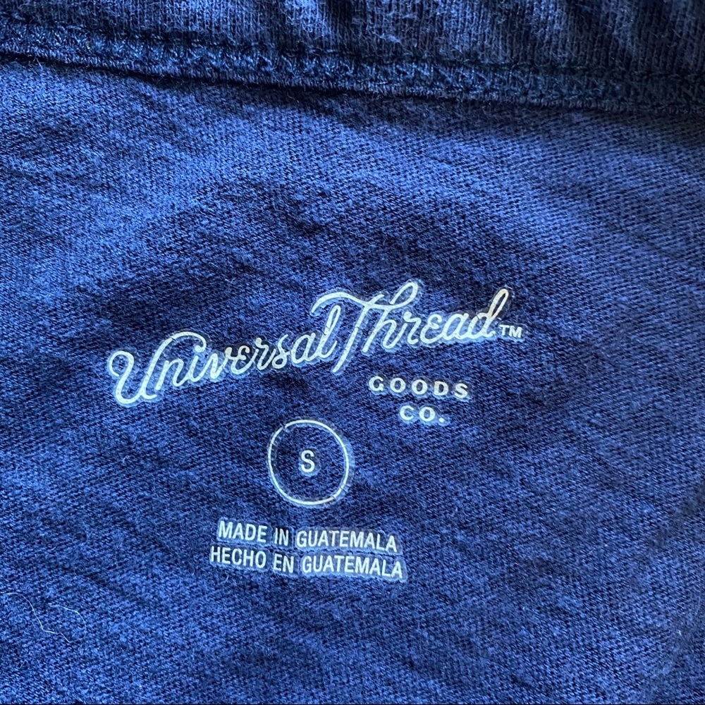 Universal Thread Navy Gathered Tee - Picture 3 of 3